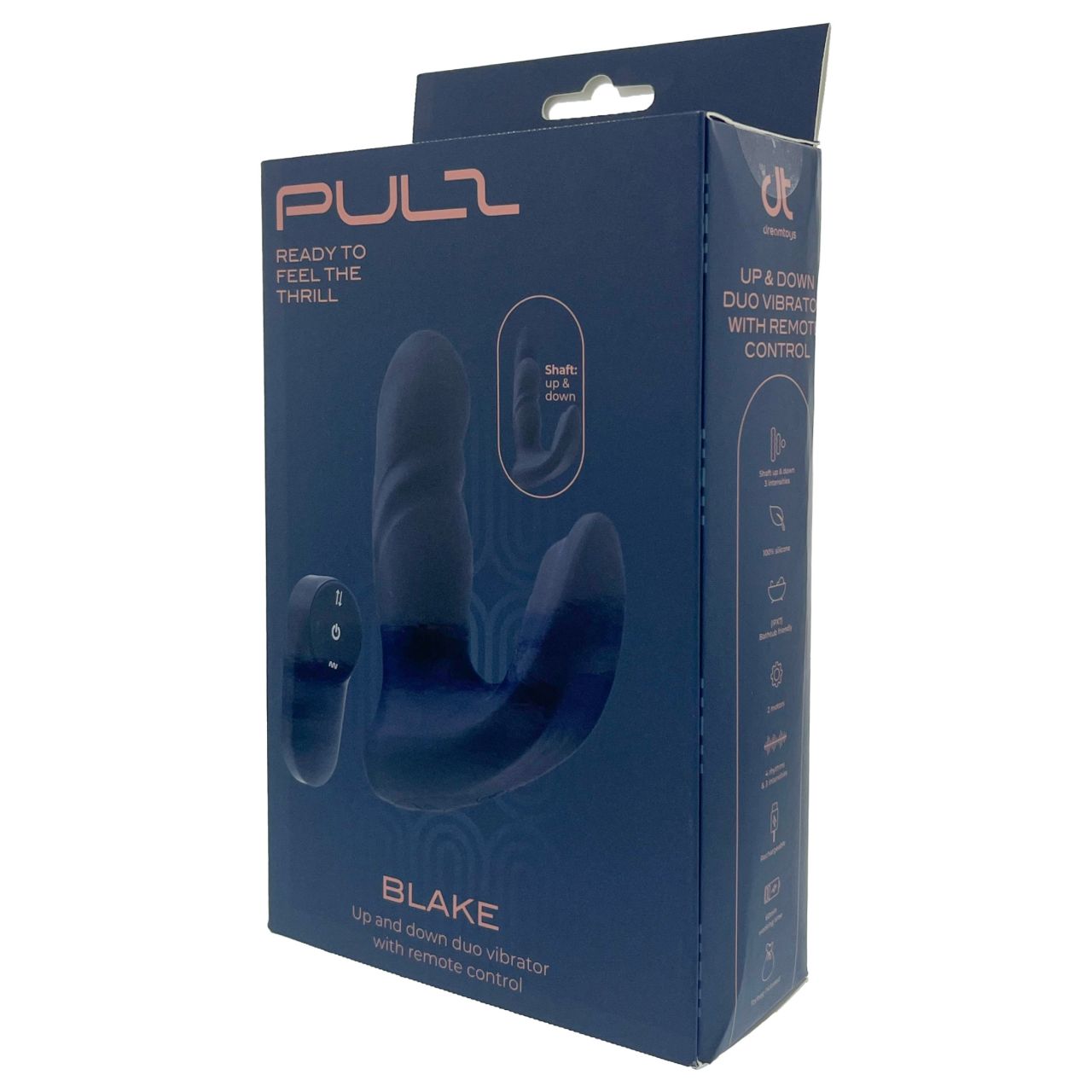 Dreamtoys Pulz - lökő párvibrátor távirányítóval (sötétkék) Dreamtoys Pulz - lökő párvibrátor távirányítóval (sötétkék)