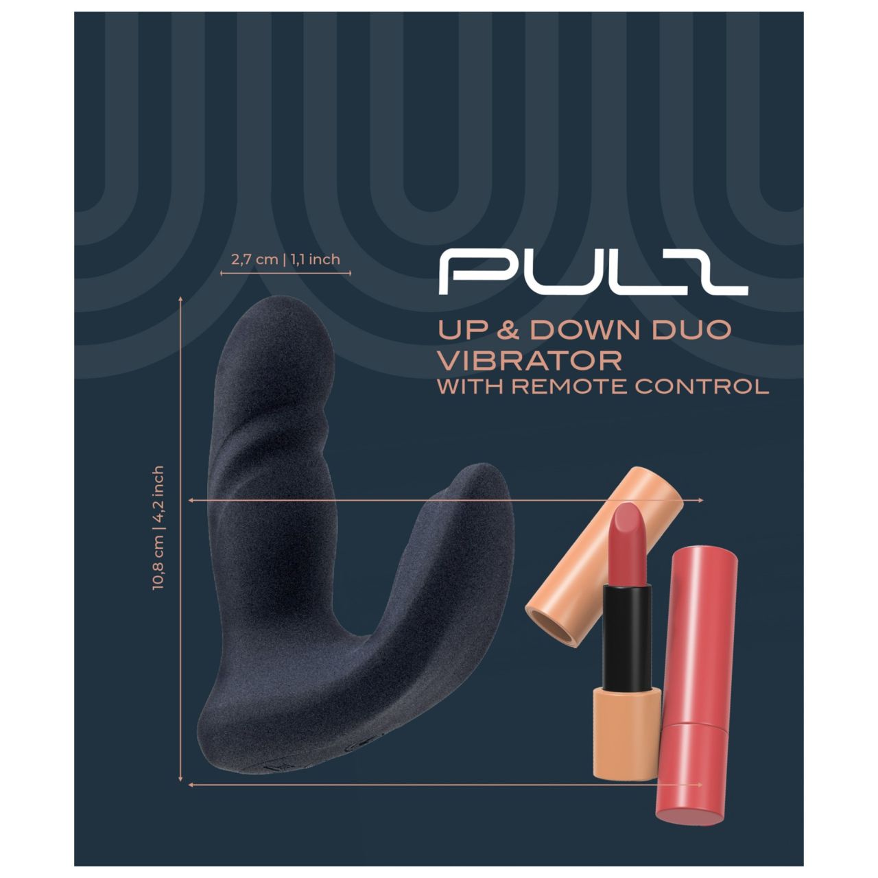 Dreamtoys Pulz - lökő párvibrátor távirányítóval (sötétkék) Dreamtoys Pulz - lökő párvibrátor távirányítóval (sötétkék)
