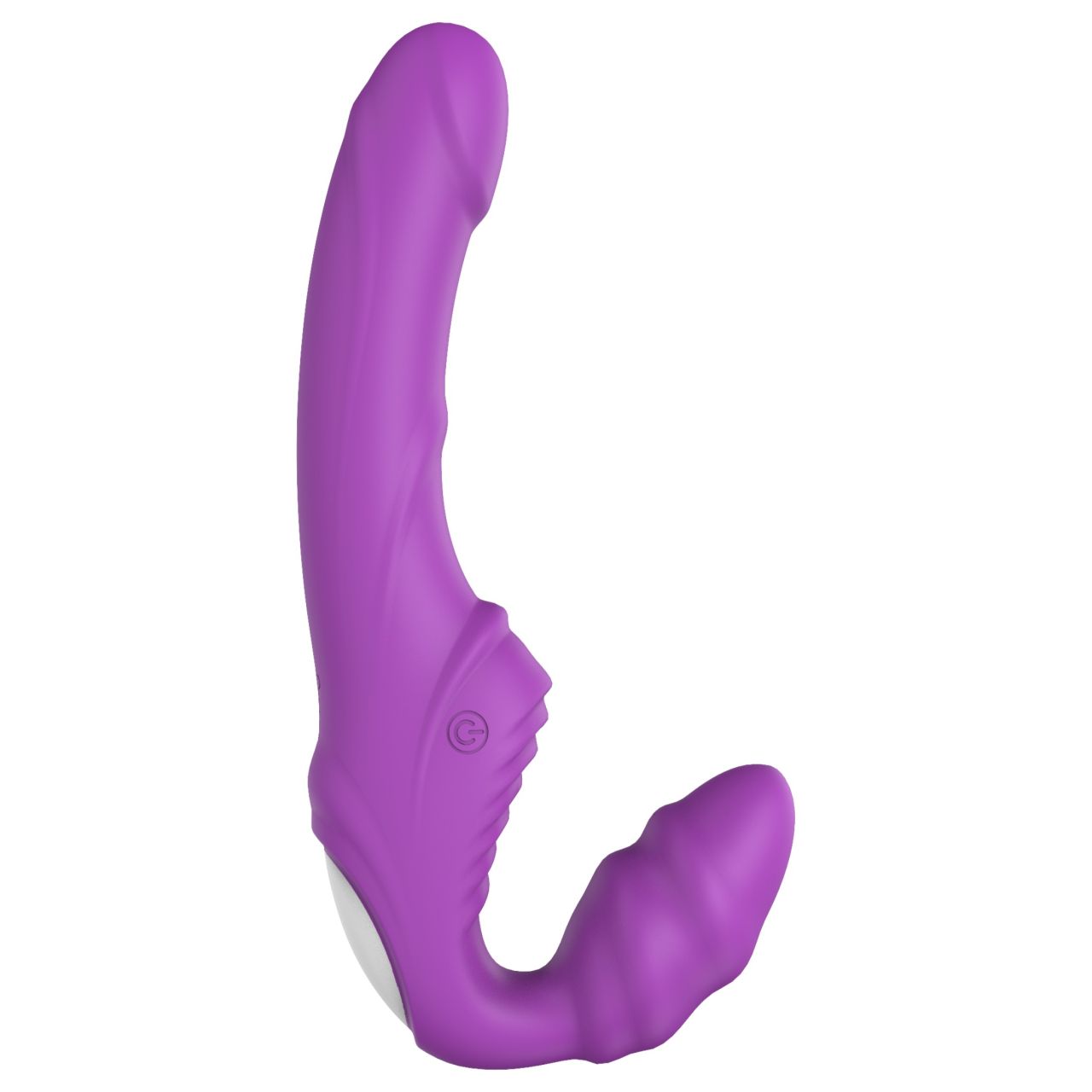 Dreamtoys Essentials - strapless strap-on vibrátor (lila)