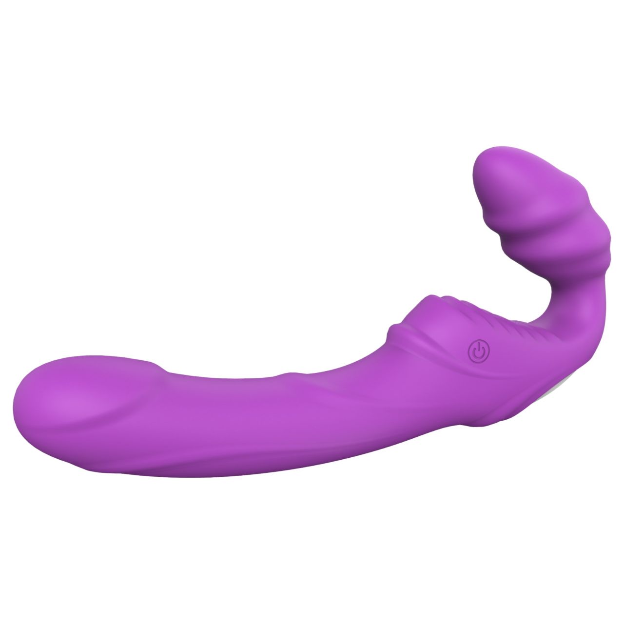 Dreamtoys Essentials - strapless strap-on vibrátor (lila)