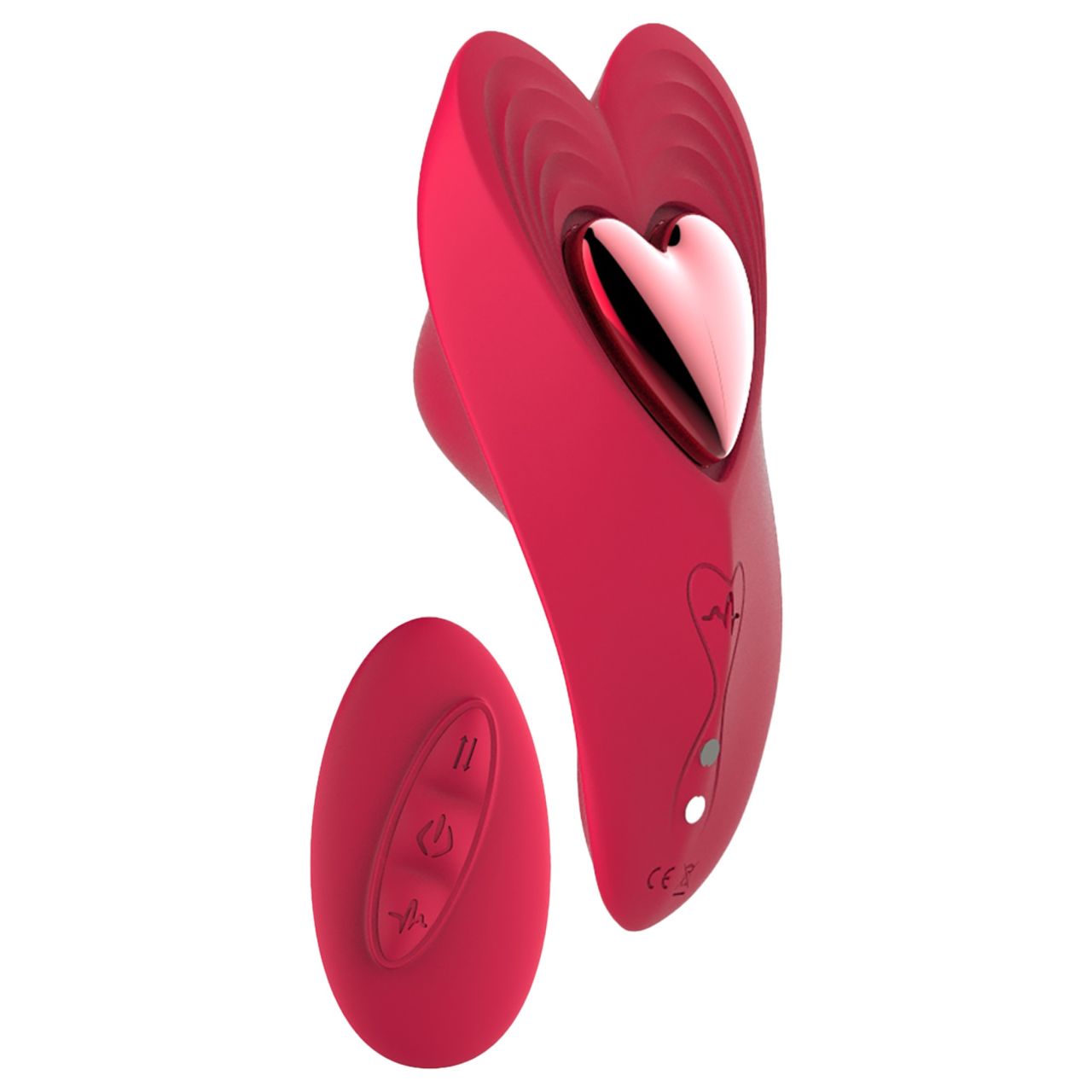 Dreamtoys Amour - hordható bugyi vibrátor szett (piros)