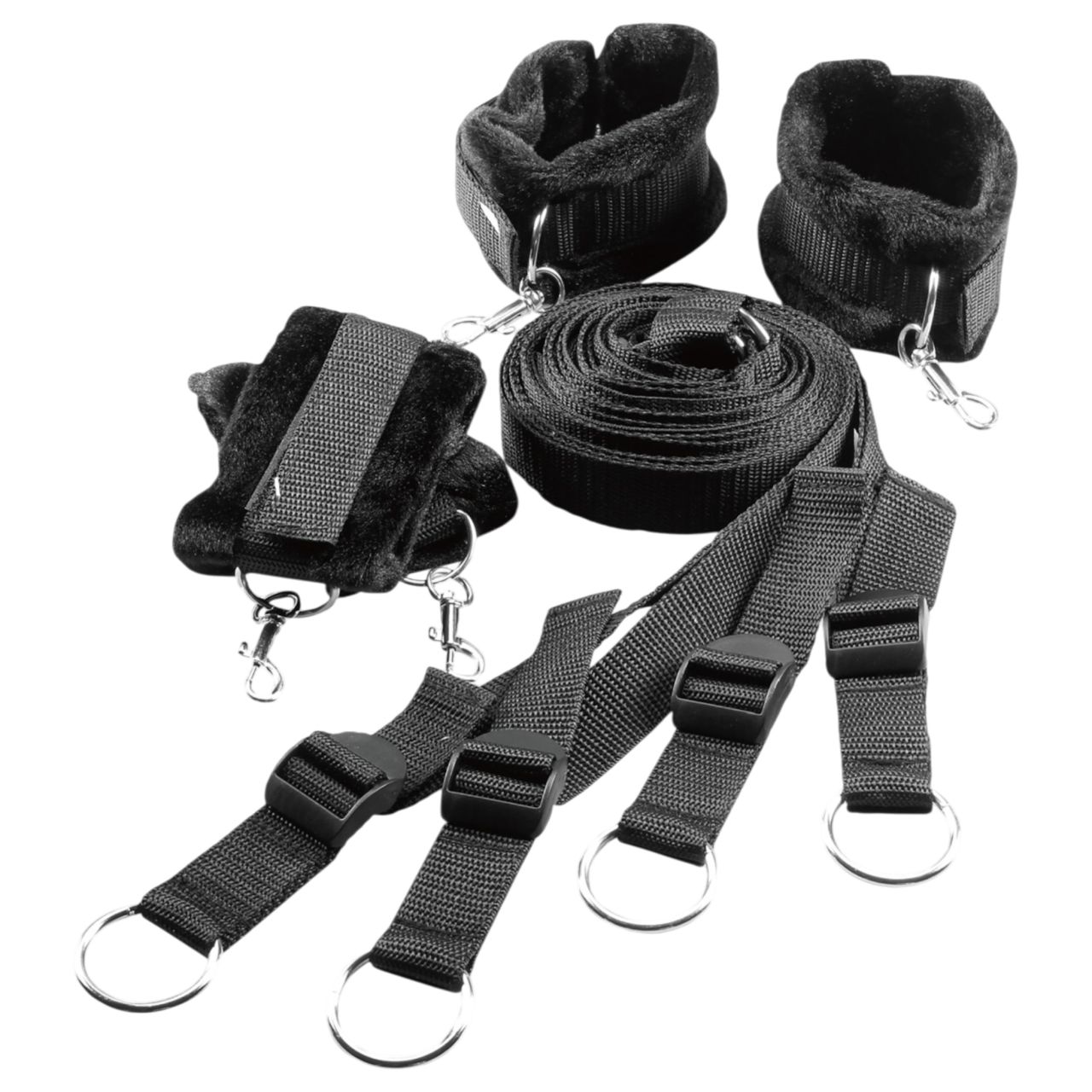 Dreamtoys Blaze - ágyrögzítő kötözőszett (fekete) Dreamtoys Blaze - ágyrögzítő kötözőszett (fekete)