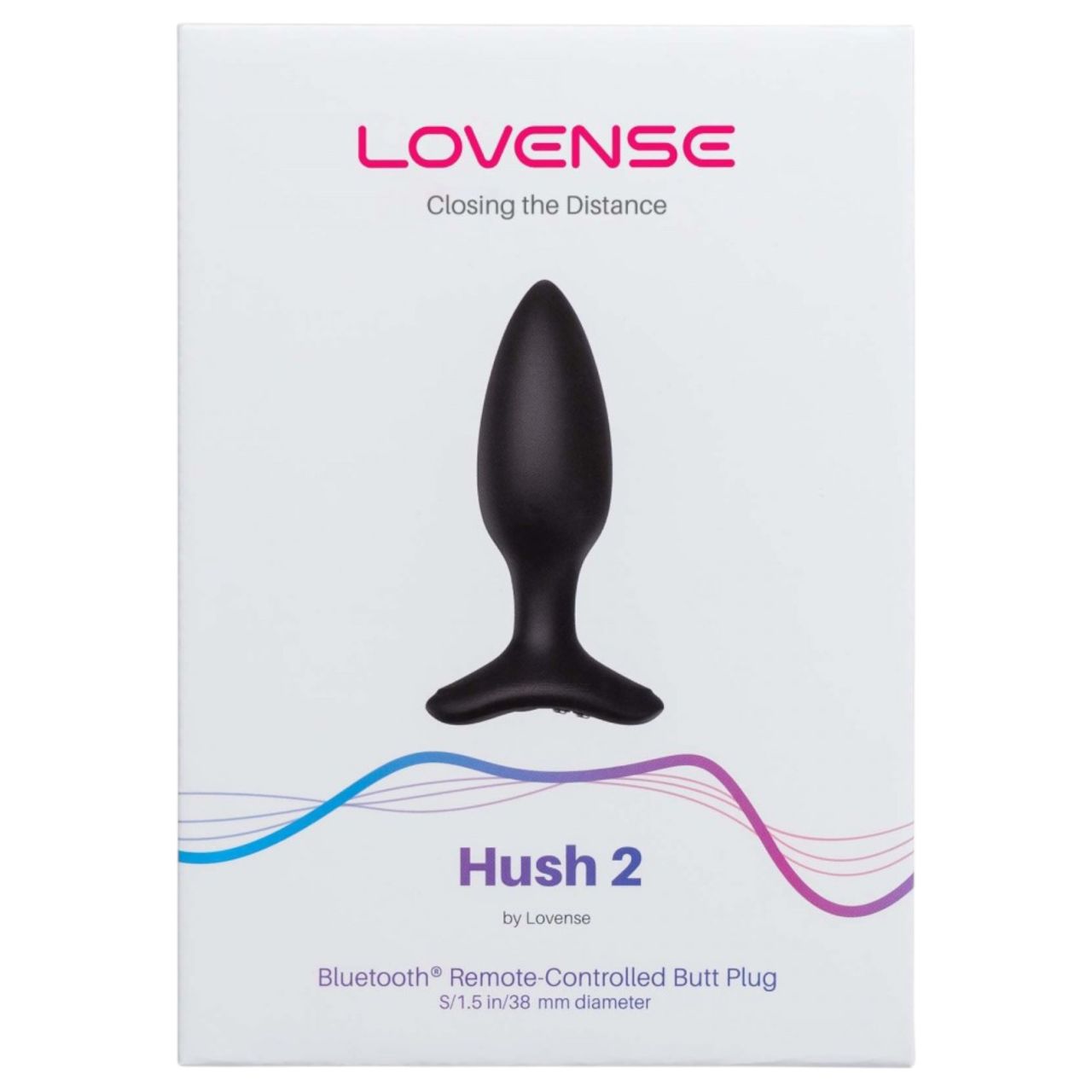 Lovense Hush 2 S - App-vezérelt análvibrátor (38 mm, fekete) Lovense Hush 2 S - App-vezérelt análvibrátor (38 mm, fekete)