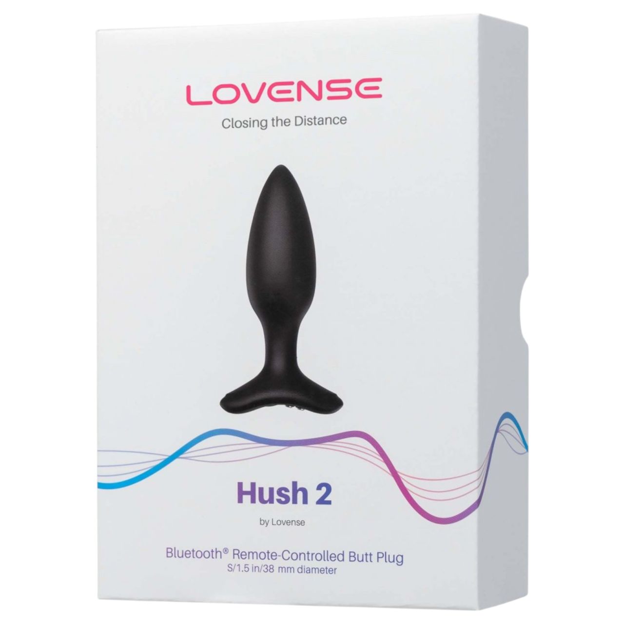 Lovense Hush 2 S - App-vezérelt análvibrátor (38 mm, fekete) Lovense Hush 2 S - App-vezérelt análvibrátor (38 mm, fekete)