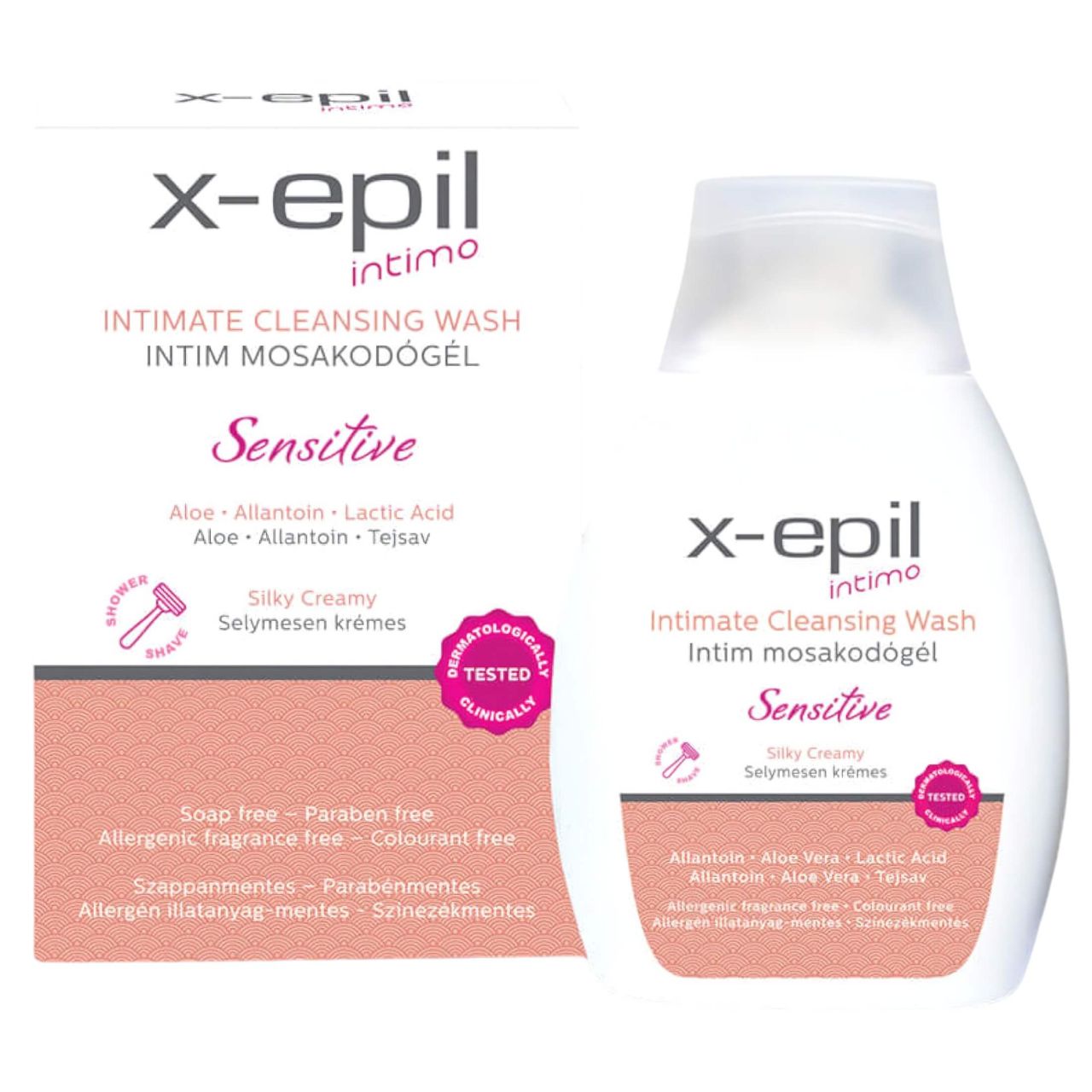 X-Epil Intimo Sensitive - intim mosakodógél (250 ml) X-Epil Intimo Sensitive - intim mosakodógél (250 ml)