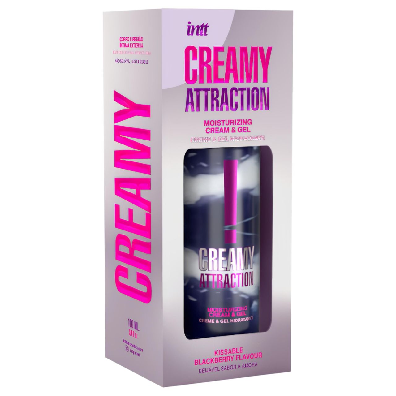 intt Creamy Attraction - csókolható krémgél - szeder (100ml) intt Creamy Attraction - csókolható krémgél - szeder (100ml)