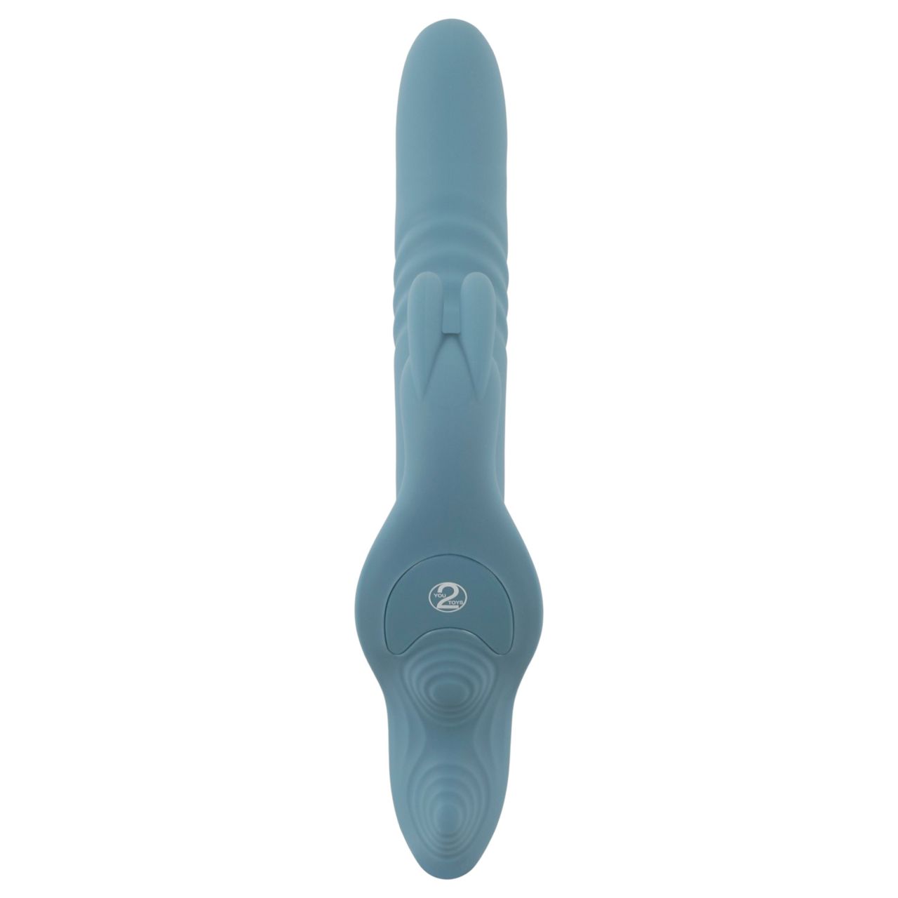 You2Toys - 3 részes felcsatolható nyuszis lökővibrátor távirányítóval (kék)