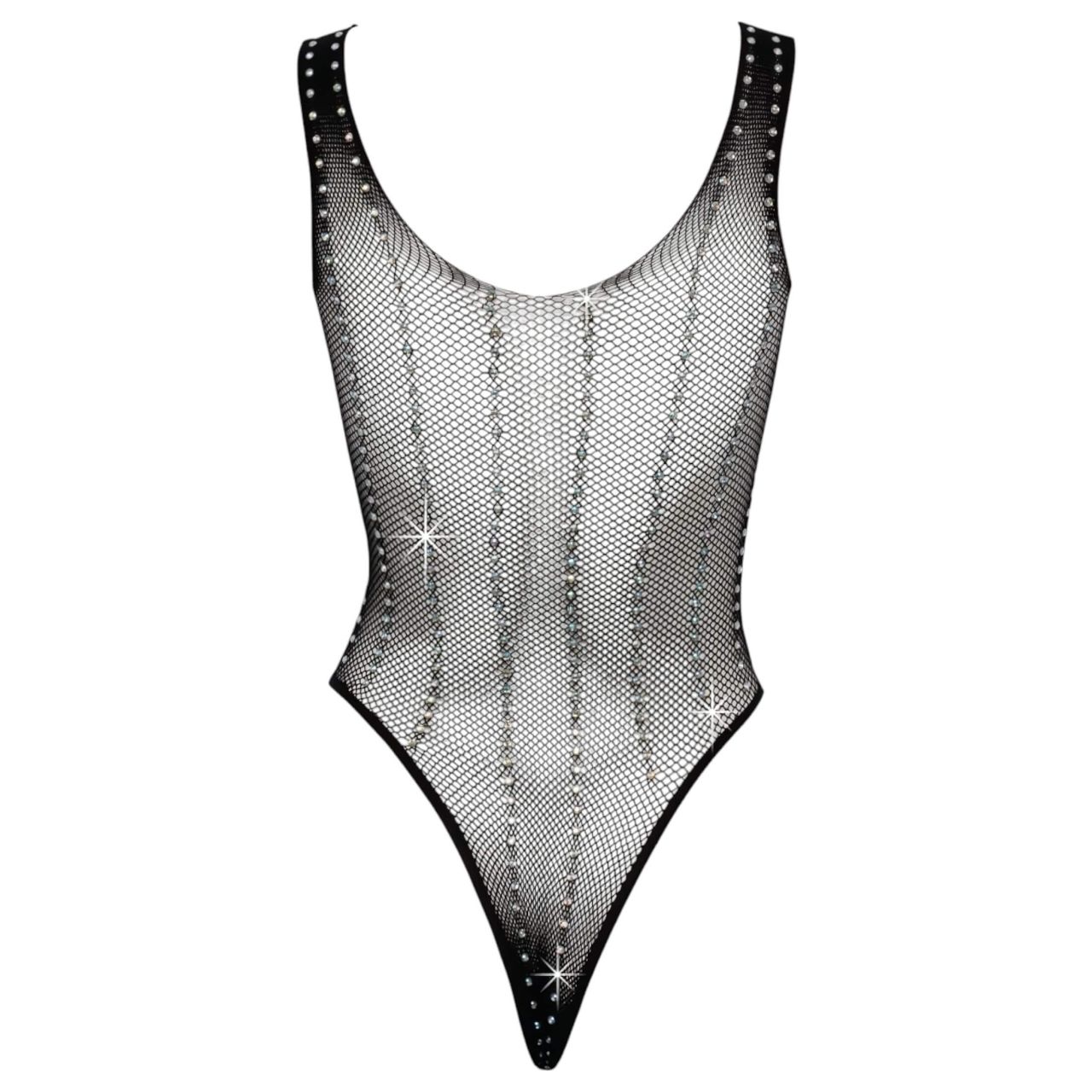 Cottelli - strasszos necc body (fekete) - (S-L) Cottelli - strasszos necc body (fekete) - (S-L)