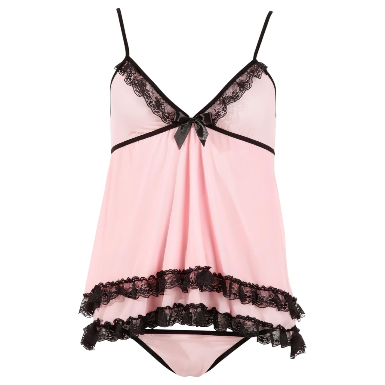Cottelli - Édes, fodros csábítás - babydoll Cottelli - Édes, fodros csábítás - babydoll