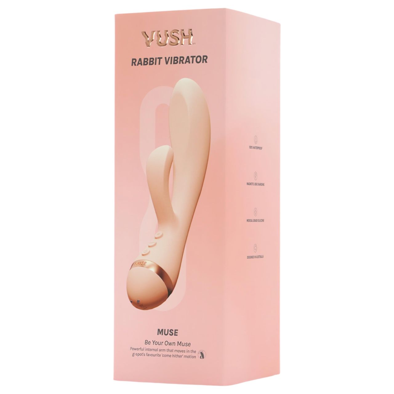 Vush Muse - akkus, vízálló csiklókaros vibrátor (pink) Vush Muse - akkus, vízálló csiklókaros vibrátor (pink)