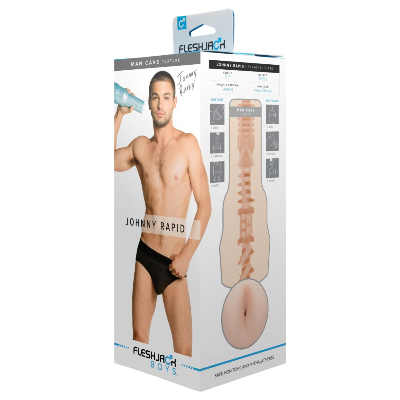 Fleshjack Johnny Rapid Man - élethű popsi maszturbátor (testszínű) Fleshjack Johnny Rapid Man - élethű popsi maszturbátor (testszínű)