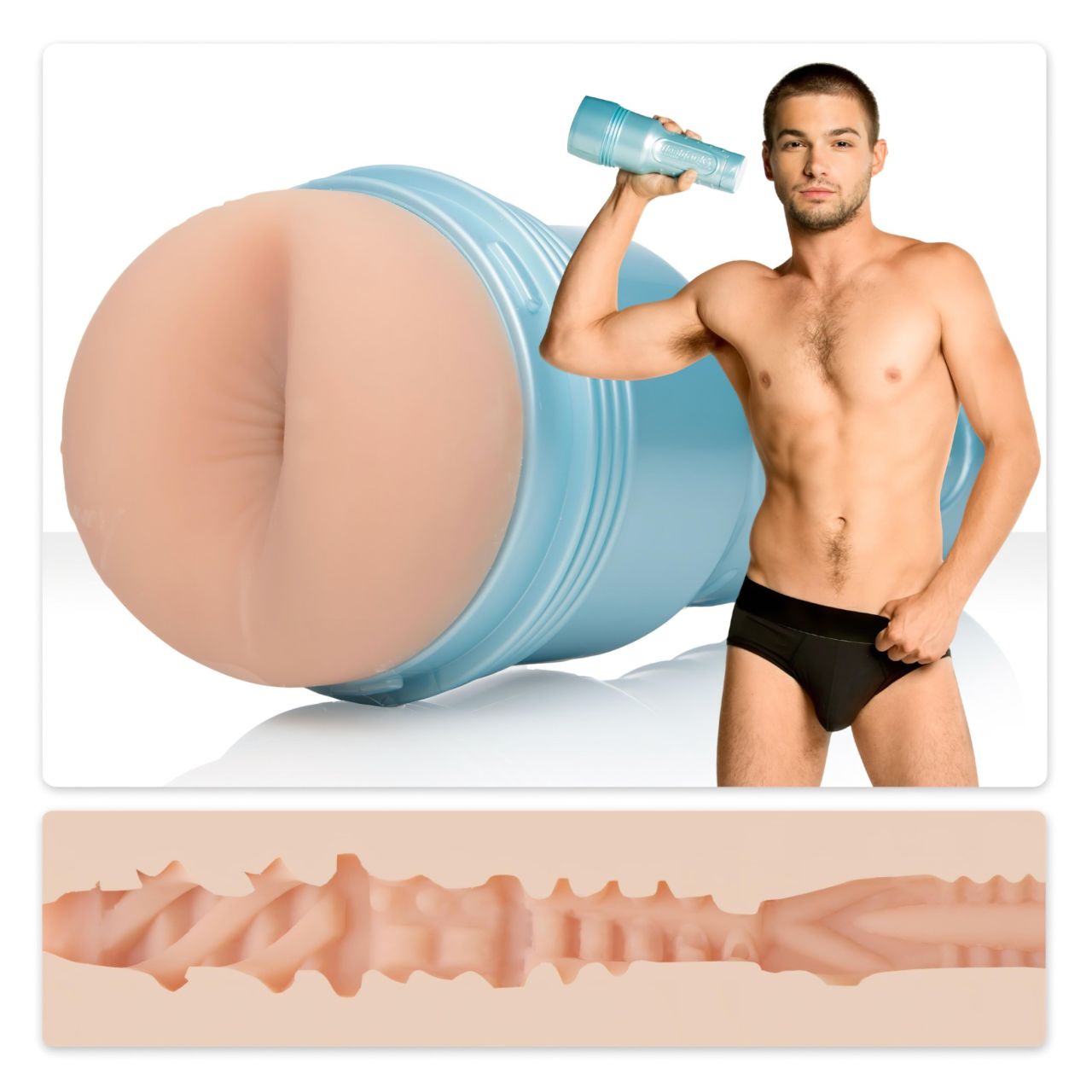 Fleshjack Johnny Rapid Man - élethű popsi maszturbátor (testszínű) Fleshjack Johnny Rapid Man - élethű popsi maszturbátor (testszínű)