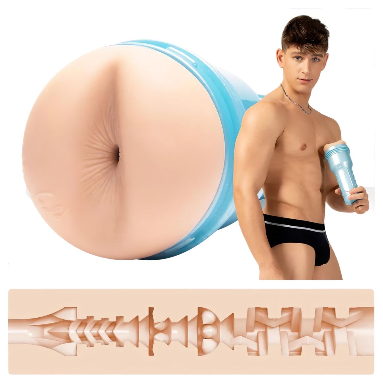 Fleshjack Reno Gold - élethű popsi maszturbátor (testszínű) Fleshjack Reno Gold - élethű popsi maszturbátor (testszínű)