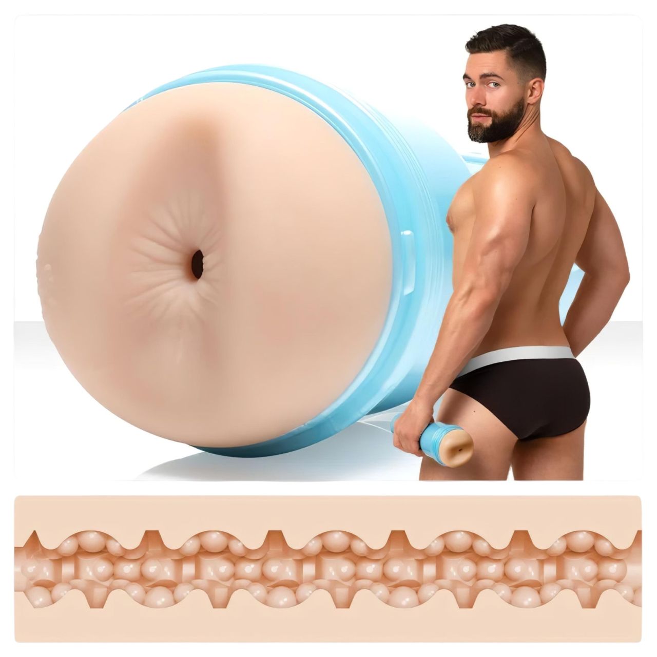 Fleshjack Griffin Barrows - élethű popsi maszturbátor (testszínű) Fleshjack Griffin Barrows - élethű popsi maszturbátor (testszínű)