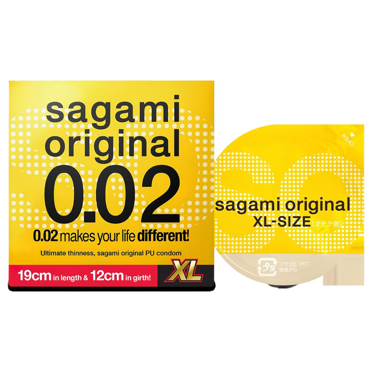 Sagami Original 0,02 XL - óvszer - 61 mm (1 db) Sagami Original 0,02 XL - óvszer - 61 mm (1 db)