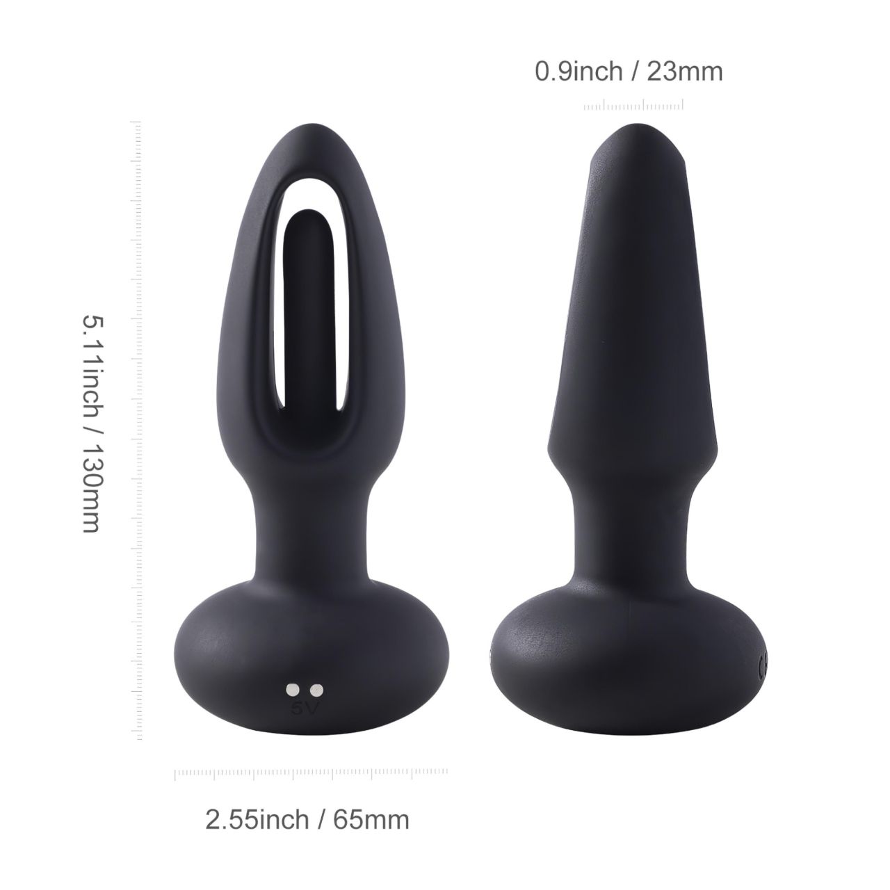 Honey Play Box Snuggy - nyelves análvibrátor (fekete)
