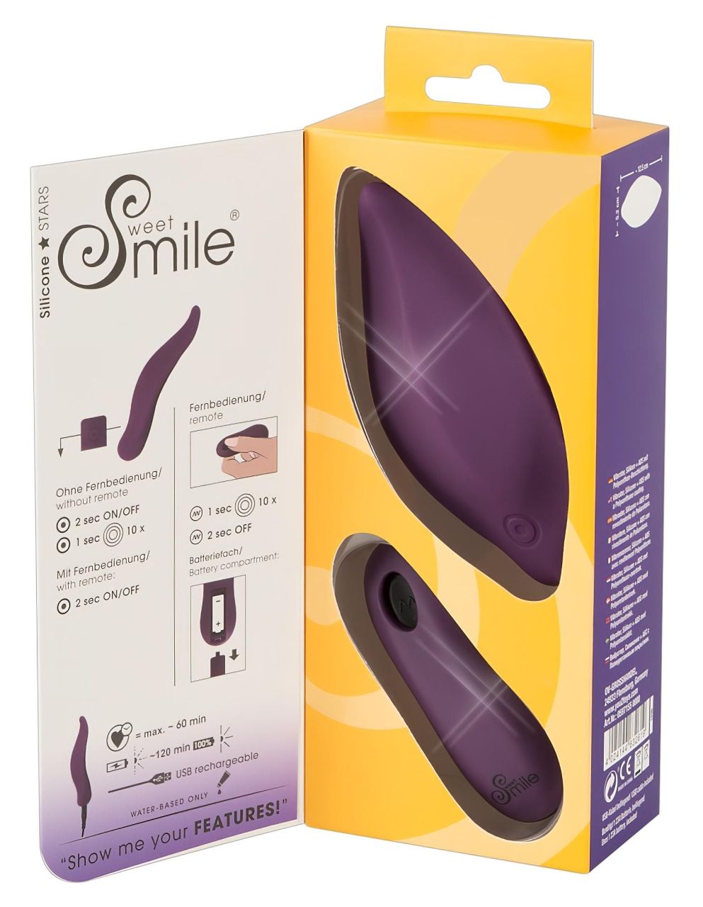 SMILE Panty - hordható akkus csikló vibrátor (lila) SMILE Panty - hordható akkus csikló vibrátor (lila)