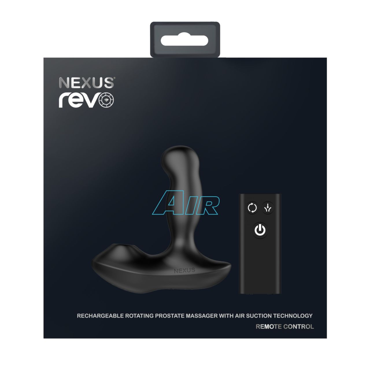 Nexus Revo Air - forgó prosztata vibrátor (fekete) Nexus Revo Air - forgó prosztata vibrátor (fekete)