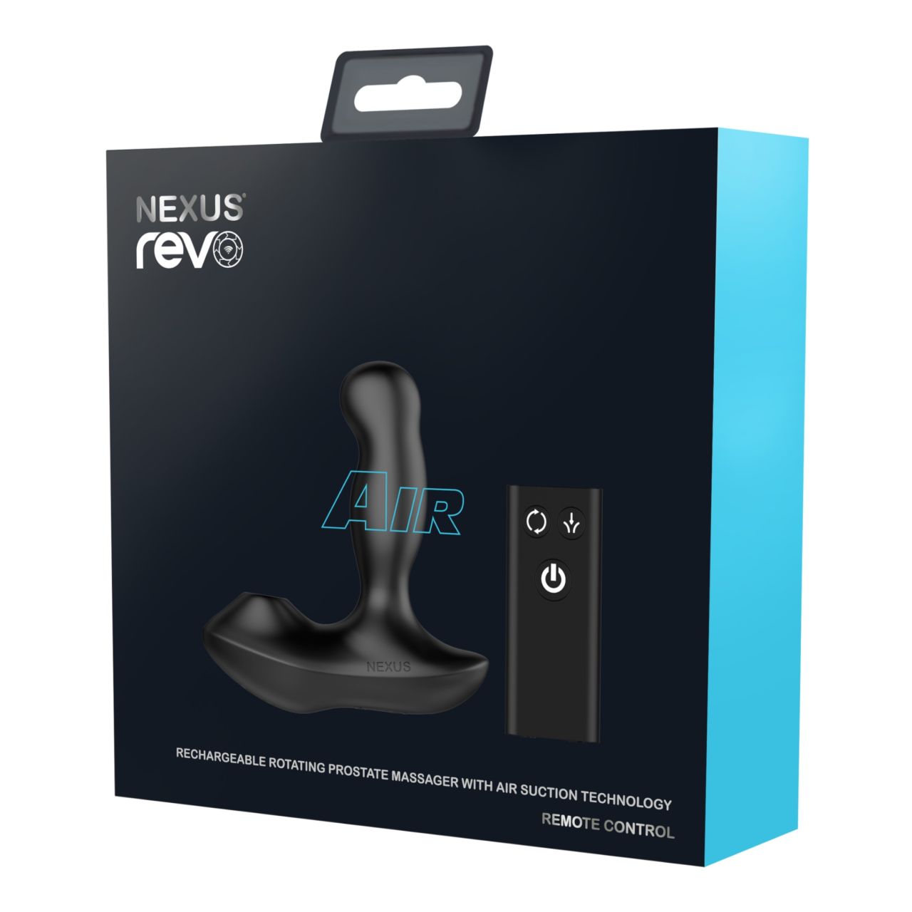 Nexus Revo Air - forgó prosztata vibrátor (fekete) Nexus Revo Air - forgó prosztata vibrátor (fekete)
