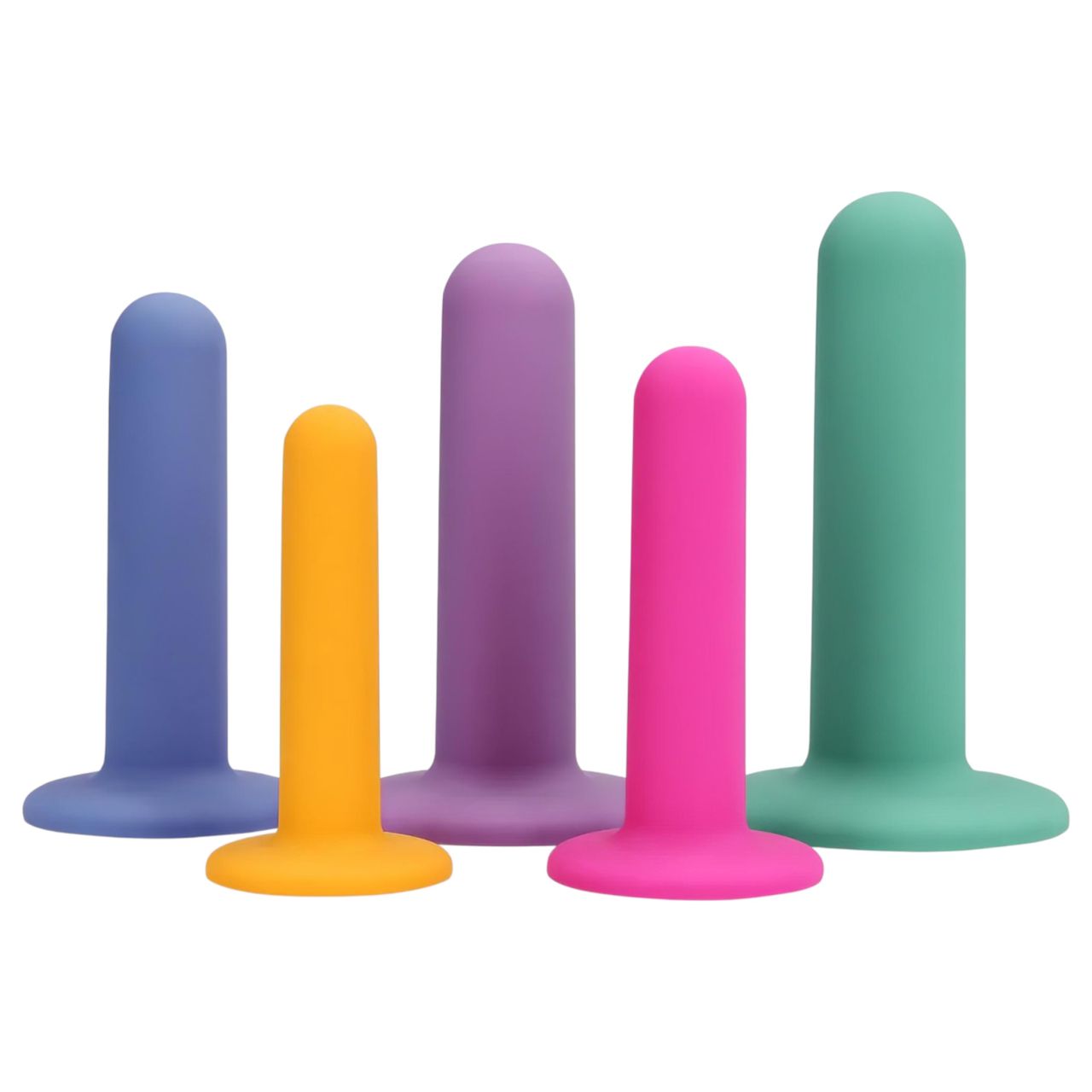 Loveline - dildó trainer szett - 5 db (színes) Loveline - dildó trainer szett - 5 db (színes)