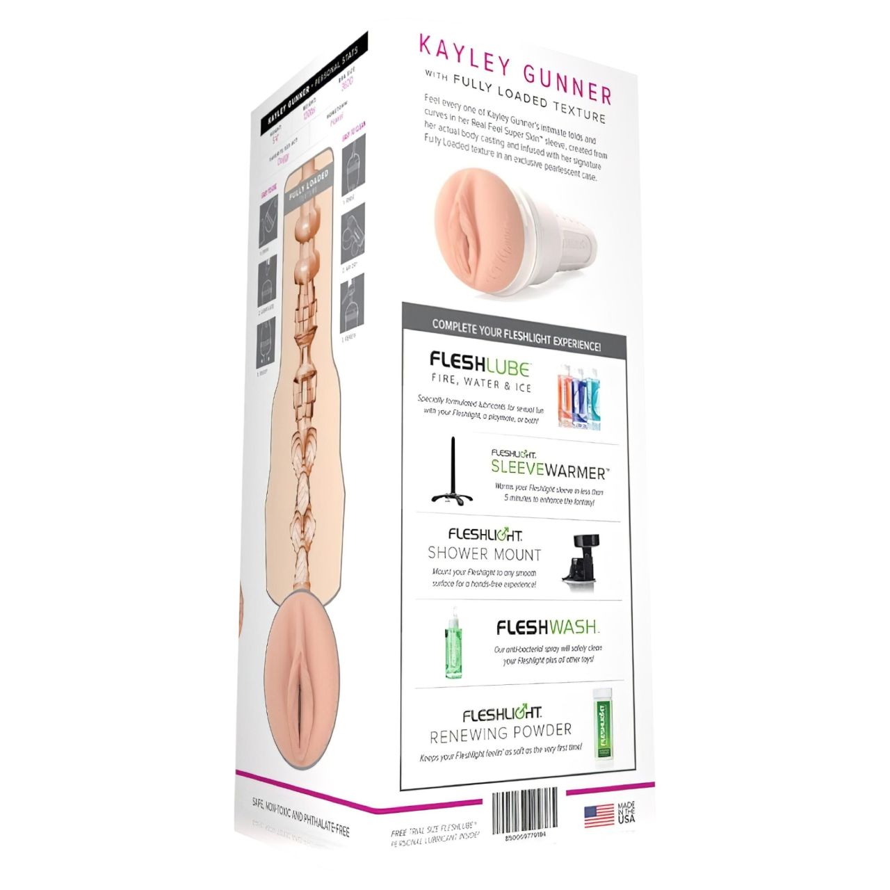 Fleshlight Kayley Gunner - élethű vagina (testszínű) Fleshlight Kayley Gunner - élethű vagina (testszínű)
