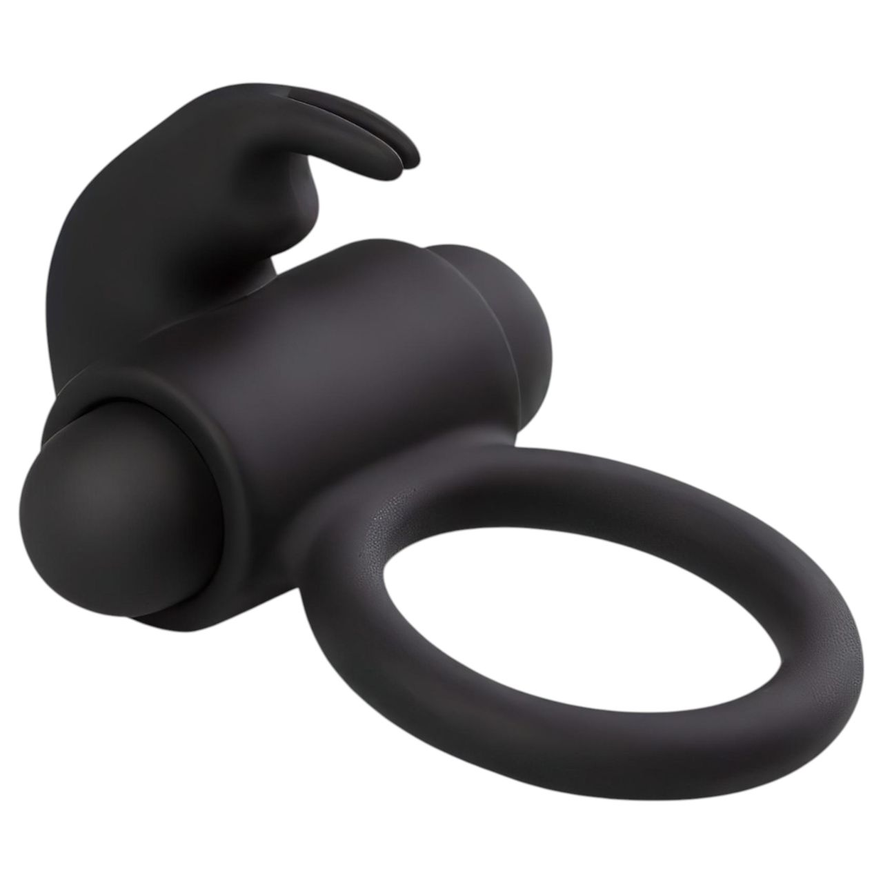 EasyToys Bunny - vibrációs péniszgyűrű (fekete)