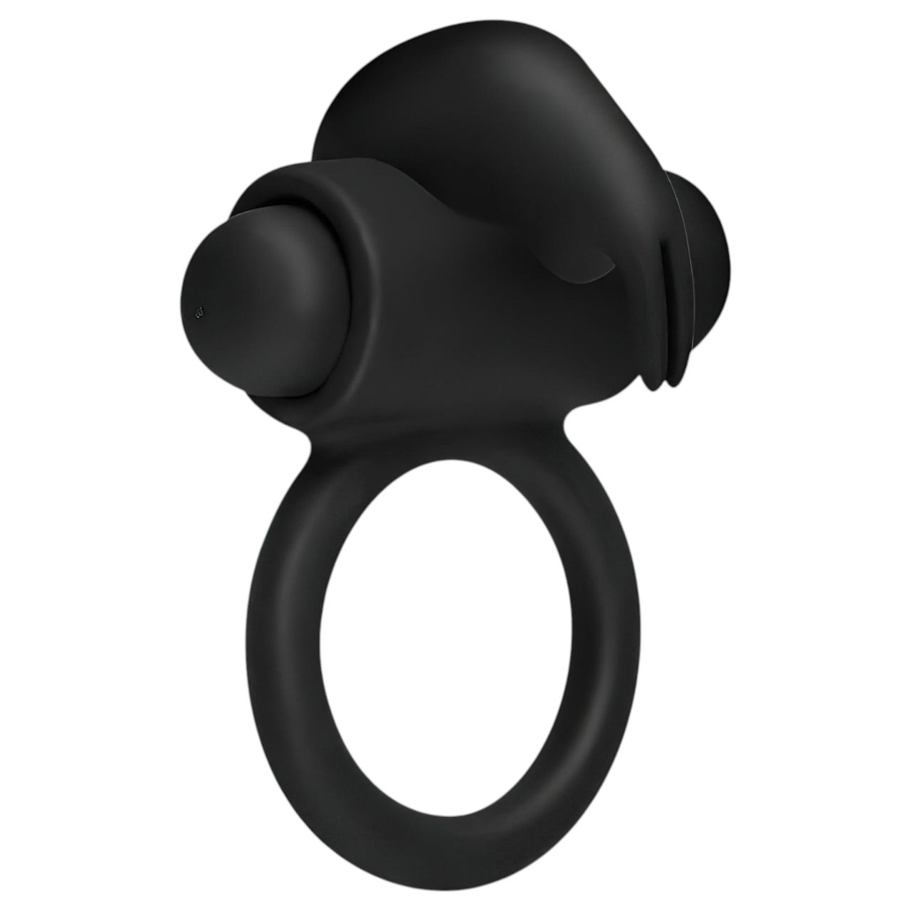 EasyToys Bunny - vibrációs péniszgyűrű (fekete)