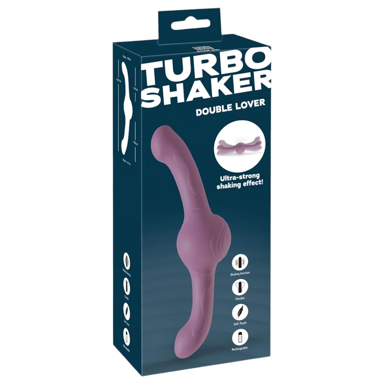 You2Toys Turbo Shaker - kétvégű vibrátor (lila) You2Toys Turbo Shaker - kétvégű vibrátor (lila)