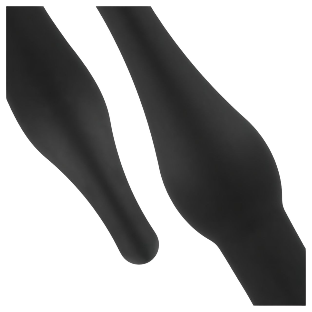 EasyToys - akkus anál vibrátor szett - 4 részes (fekete)