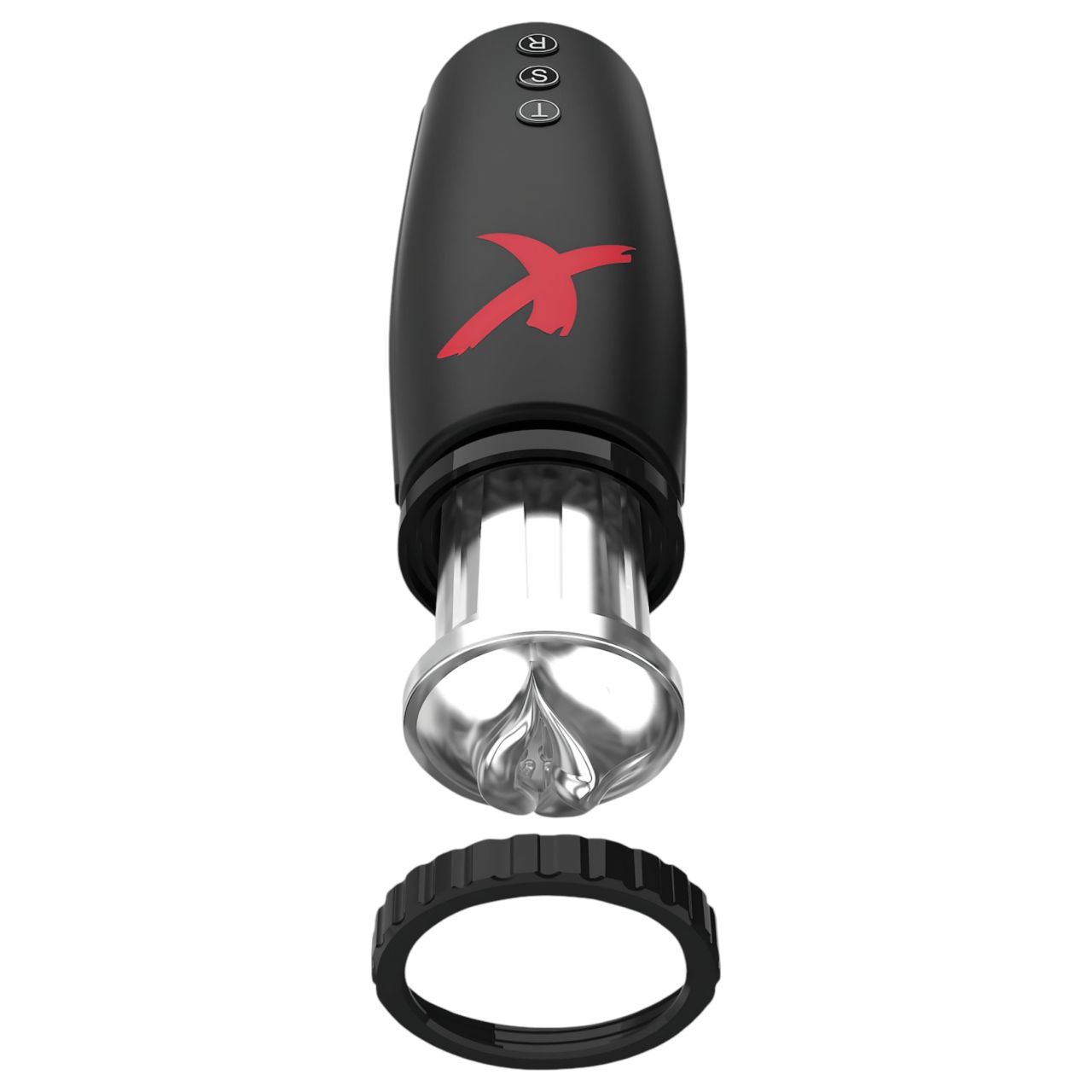 PDX Moto Bator - szívó, fel-le mozgó ajkak maszturbátor (fekete) PDX Moto Bator - szívó, fel-le mozgó ajkak maszturbátor (fekete)