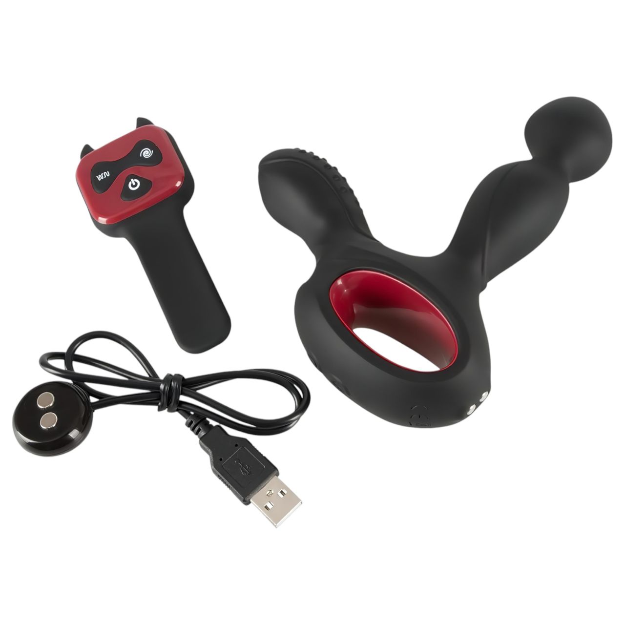 You2Toys Massager - forgó, melegítő prosztata vibrátor (fekete) You2Toys Massager - forgó, melegítő prosztata vibrátor (fekete)