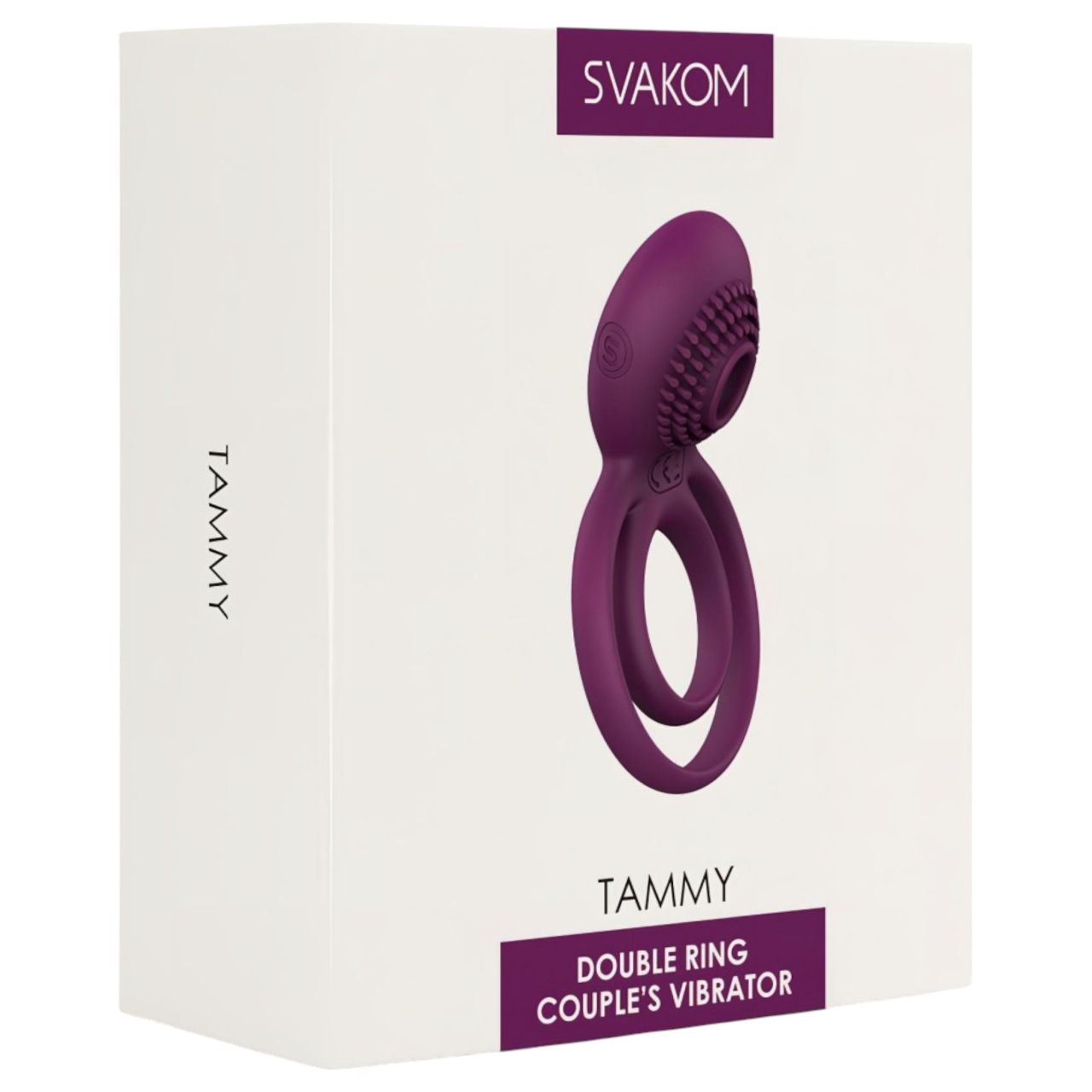 Svakom Tammy - akkus, vibrációs here- és péniszgyűrű (lila) Svakom Tammy - akkus, vibrációs here- és péniszgyűrű (lila)