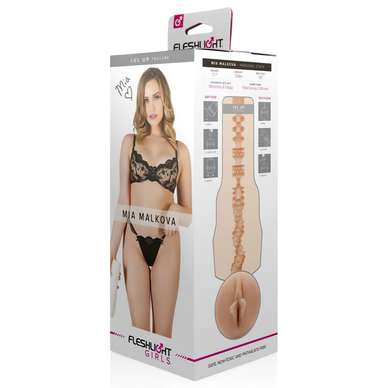 Fleshlight Mia Malkova LVL Up - élethű vagina (testszínű)