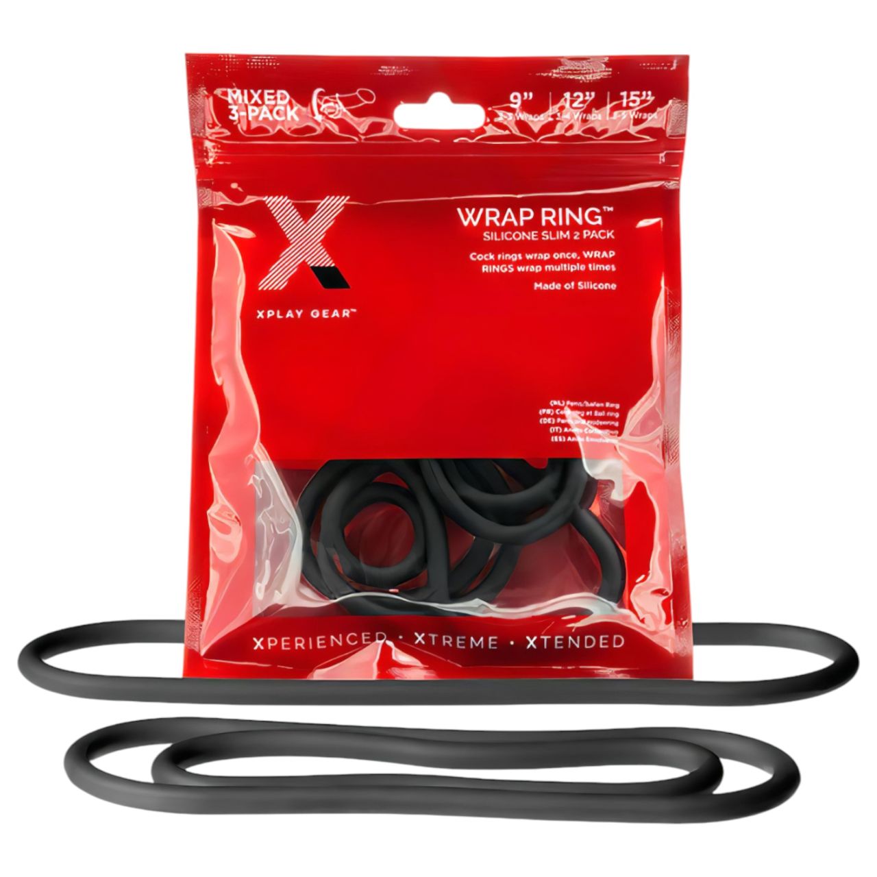 Perfect Fit Slim Wrap - vékony péniszgyűrű szett (fekete, 3 db) Perfect Fit Slim Wrap - vékony péniszgyűrű szett (fekete, 3 db)