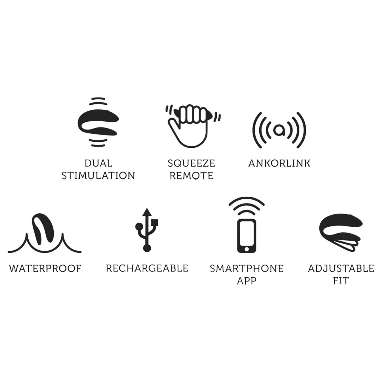 We-Vibe Chorus - App-vezérelt párvibrátor (narancs) We-Vibe Chorus - App-vezérelt párvibrátor (narancs)