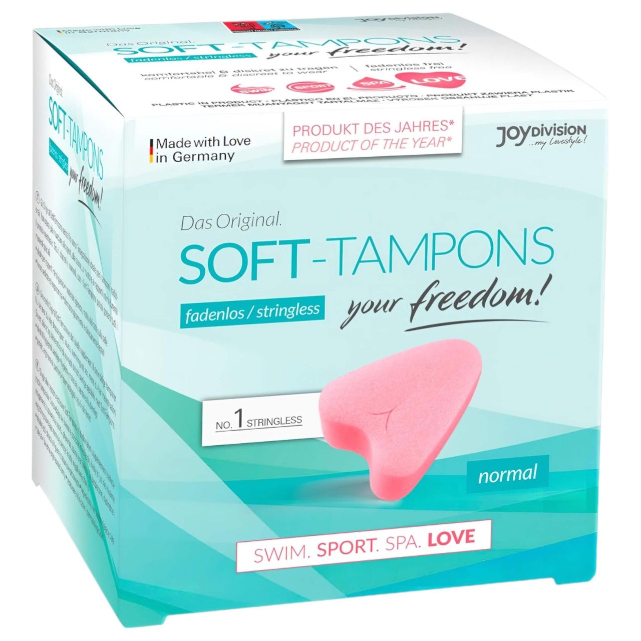 JoyDivision Soft-Tampons - zsinór nélküli puha tampon (3 db) JoyDivision Soft-Tampons - zsinór nélküli puha tampon (3 db)