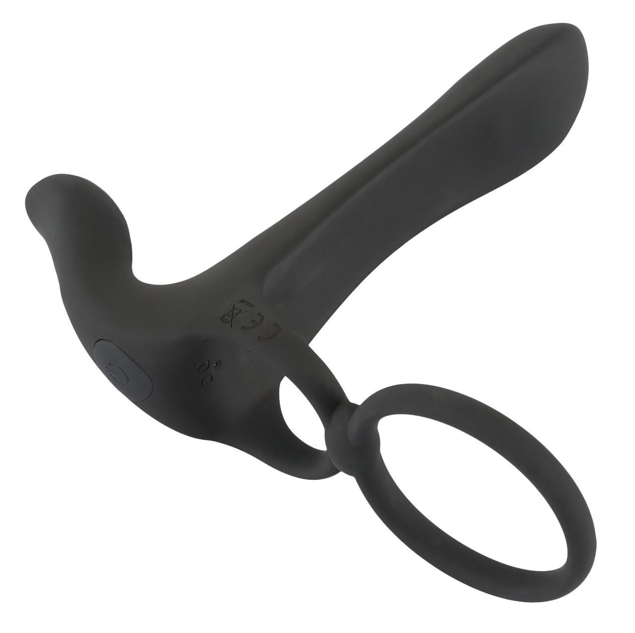 Black Velvets - akkus, 2in1 vibrátor és péniszgyűrű (fekete) Black Velvets - akkus, 2in1 vibrátor és péniszgyűrű (fekete)