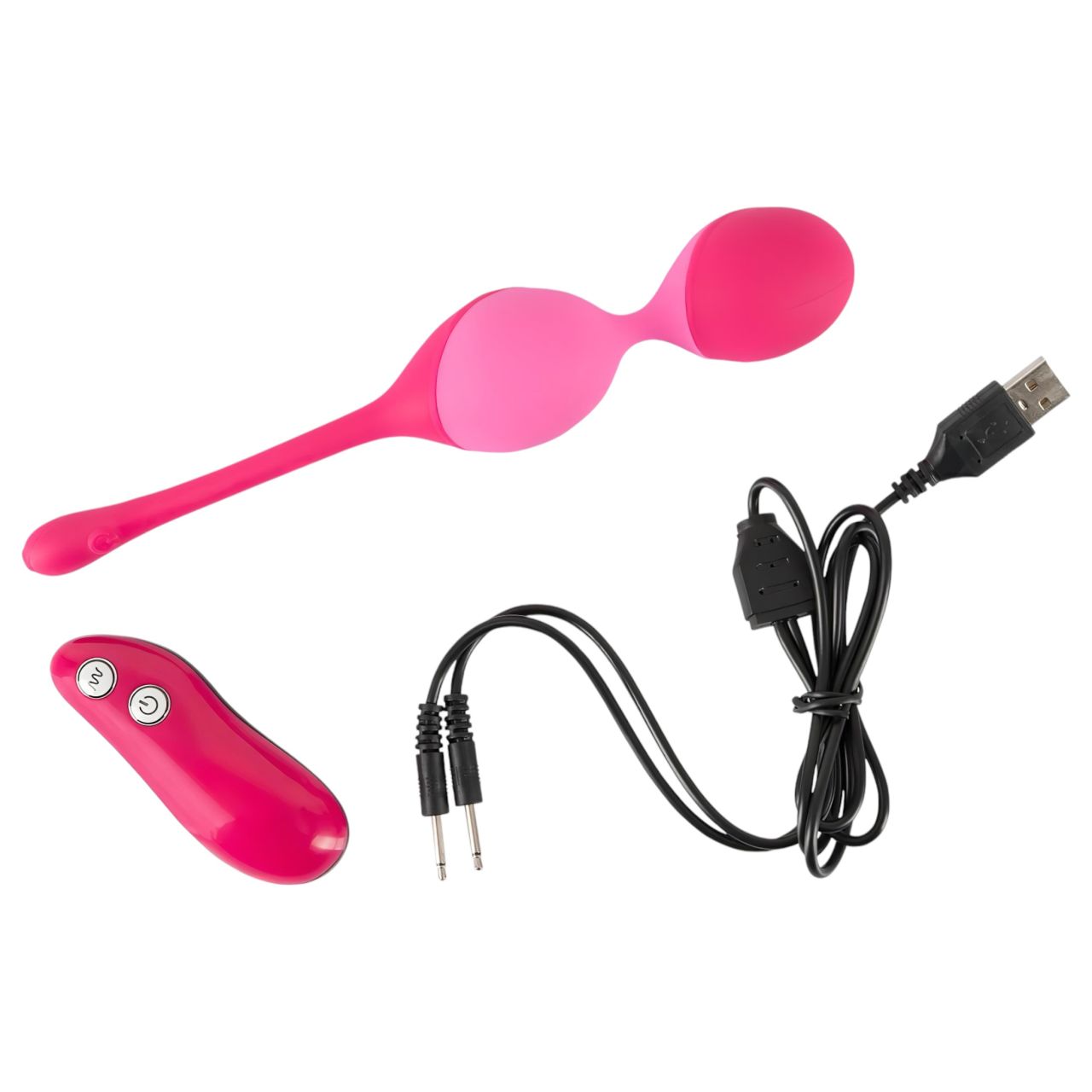 SMILE Love Balls - rádiós vibrációs tojás -82 g (pink) SMILE Love Balls - rádiós vibrációs tojás -82 g (pink)