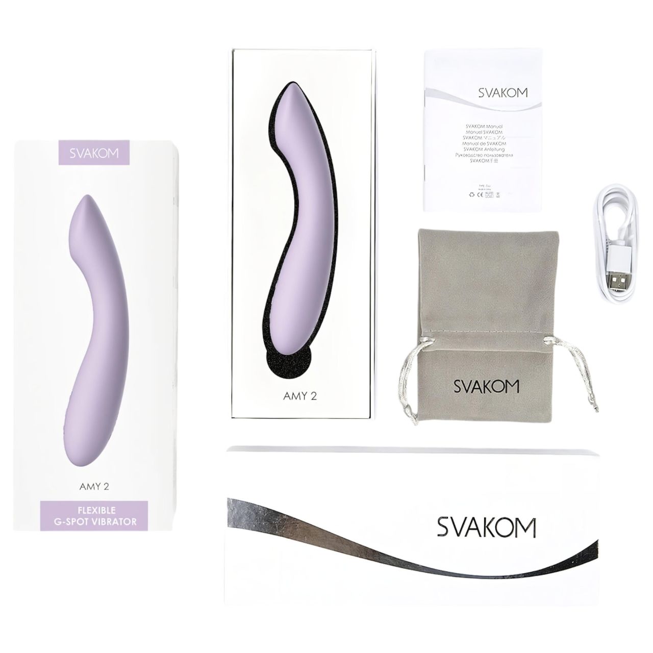 Svakom Amy 2 - akkus, vízálló G-pont vibrátor (lila) Svakom Amy 2 - akkus, vízálló G-pont vibrátor (lila)