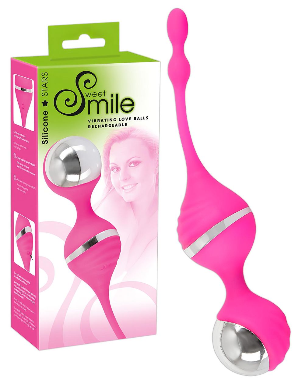 SMILE Love Ball - vibrációs gésagolyó (pink) SMILE Love Ball - vibrációs gésagolyó (pink)