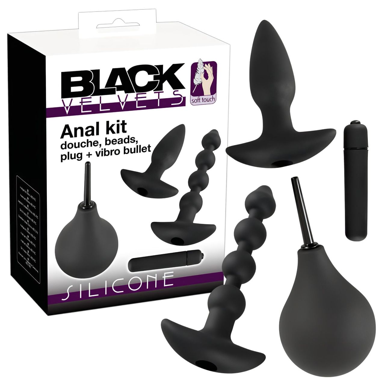 Black Velvets anál vibrátor készlet (4 részes) Black Velvets anál vibrátor készlet (4 részes)