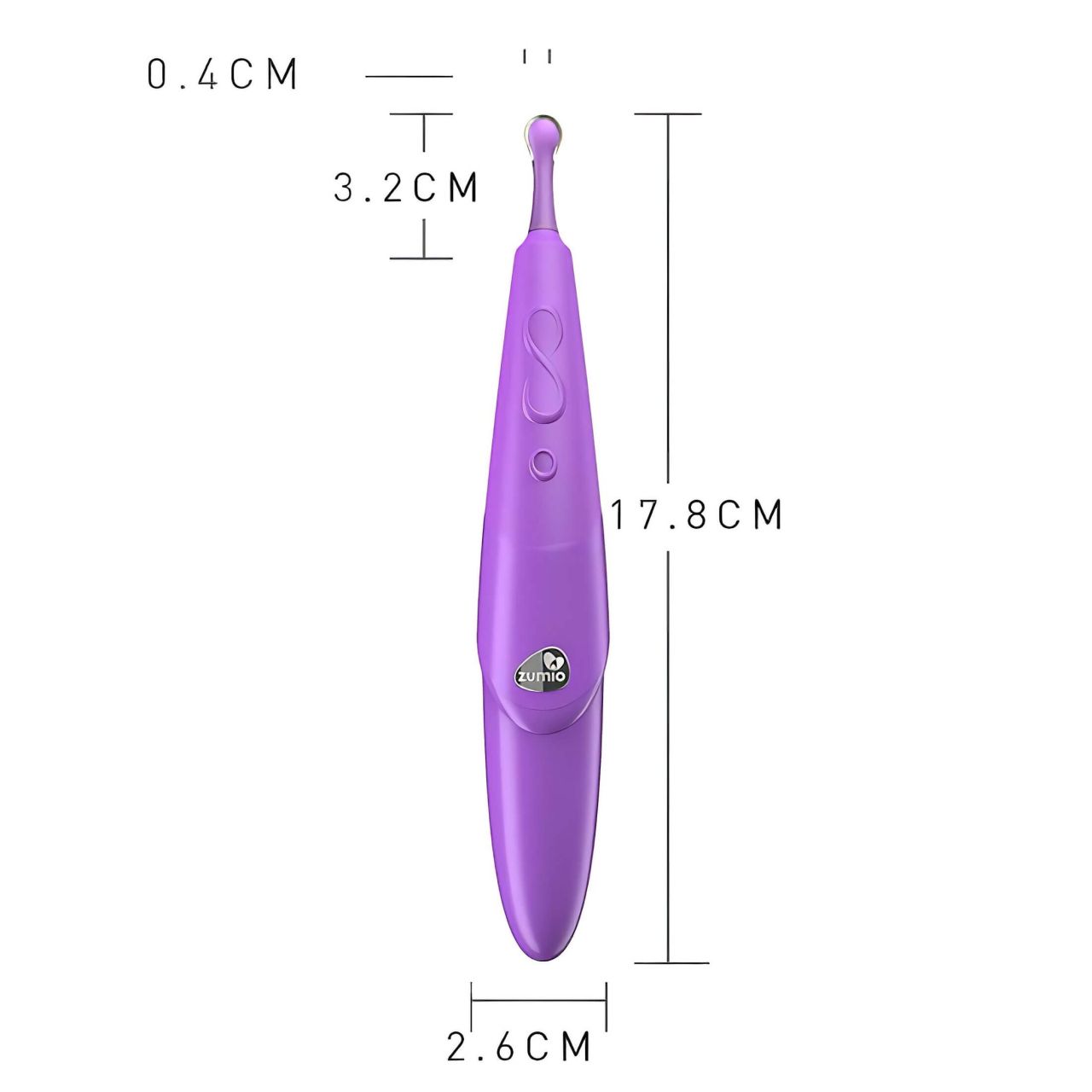 Zumio Soft - akkus csikló vibrátor (lila) Zumio Soft - akkus csikló vibrátor (lila)