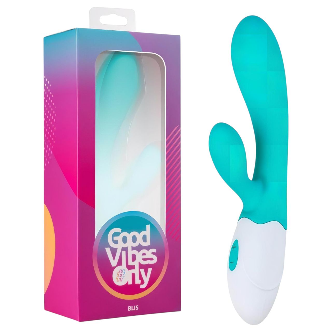 Good Vibes Only Blis Rabbit - csiklókaros vibrátor (türkiz)