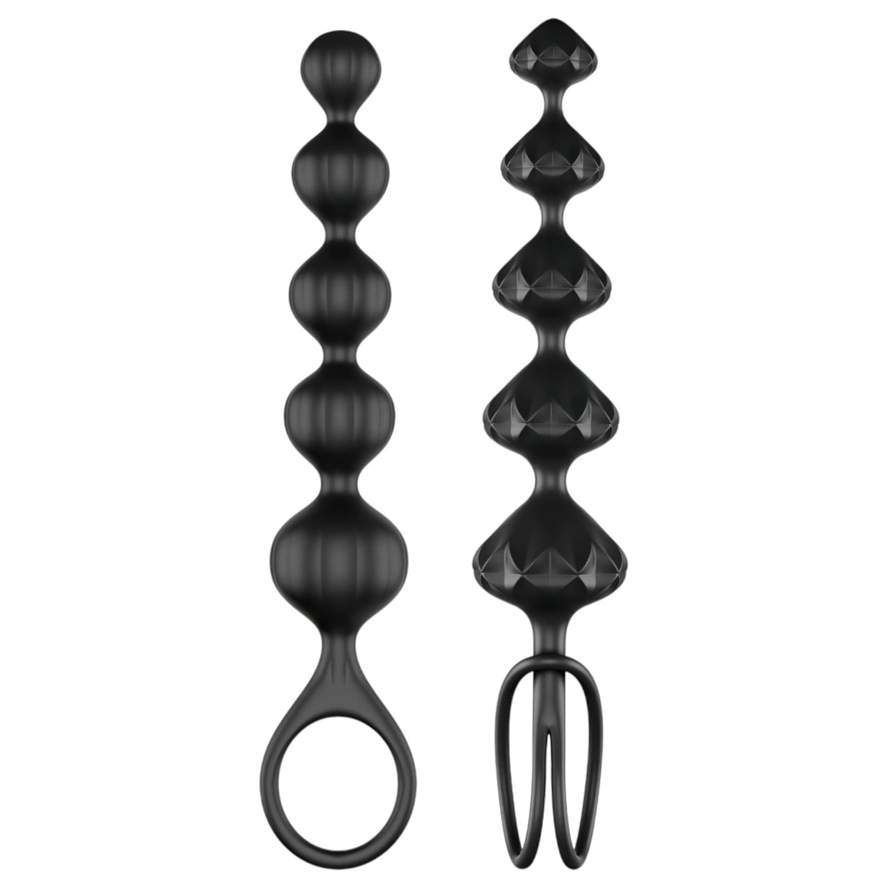 Satisfyer Love Beads - gyöngyös anál dildó szett (fekete) Satisfyer Love Beads - gyöngyös anál dildó szett (fekete)