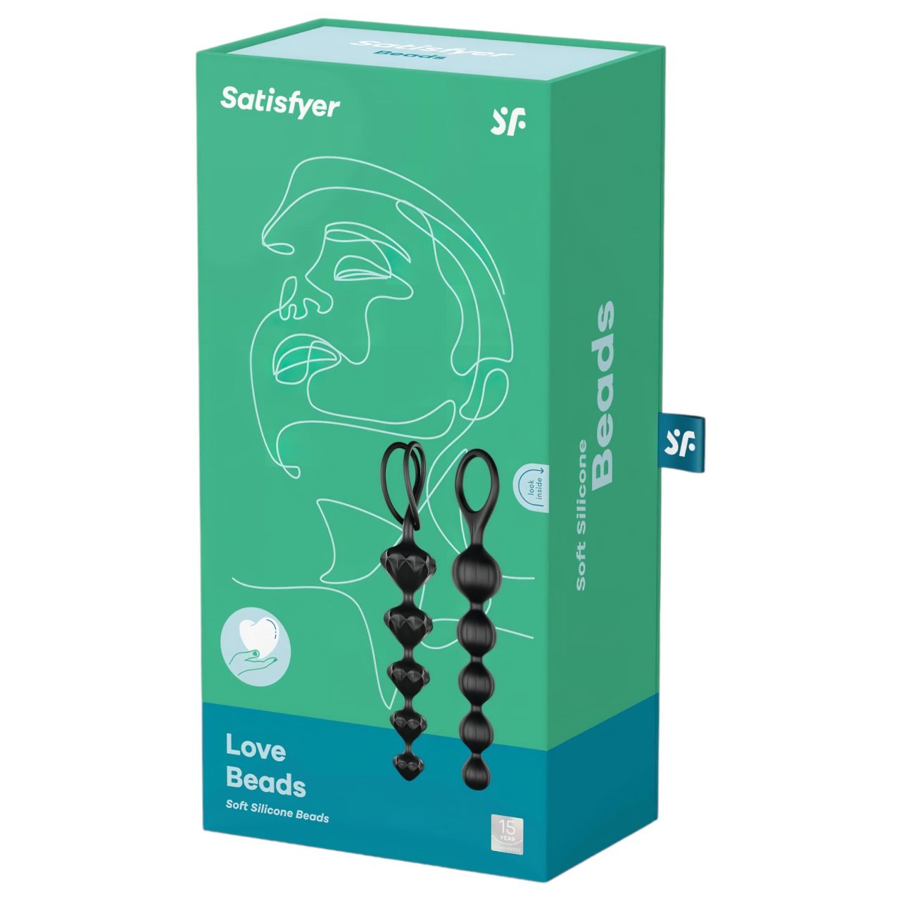 Satisfyer Love Beads - gyöngyös anál dildó szett (fekete) Satisfyer Love Beads - gyöngyös anál dildó szett (fekete)