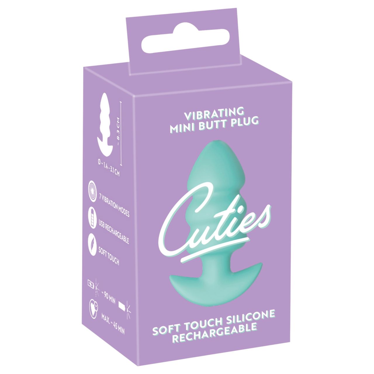 Cuties Mini - gömbös vibrációs anál plug (zöld) Cuties Mini - gömbös vibrációs anál plug (zöld)