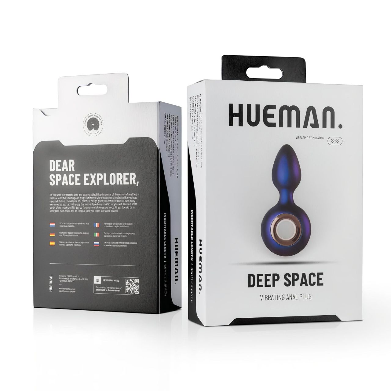 Hueman Deep Space - akkus anál vibrátor (lila)