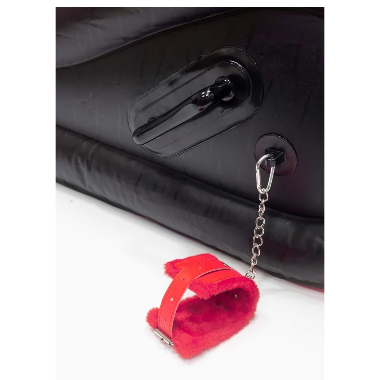 Desirel Magic Pillow - felfújható BDSM szexbútor - bilinccsel (piros)