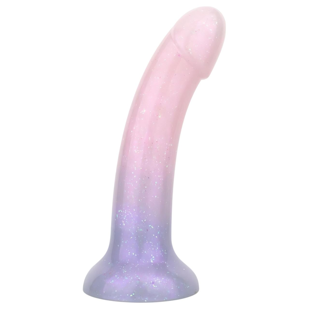 EasyToys Mermaid - csillámos dildó - 19 cm (pink) EasyToys Mermaid - csillámos dildó - 19 cm (pink)