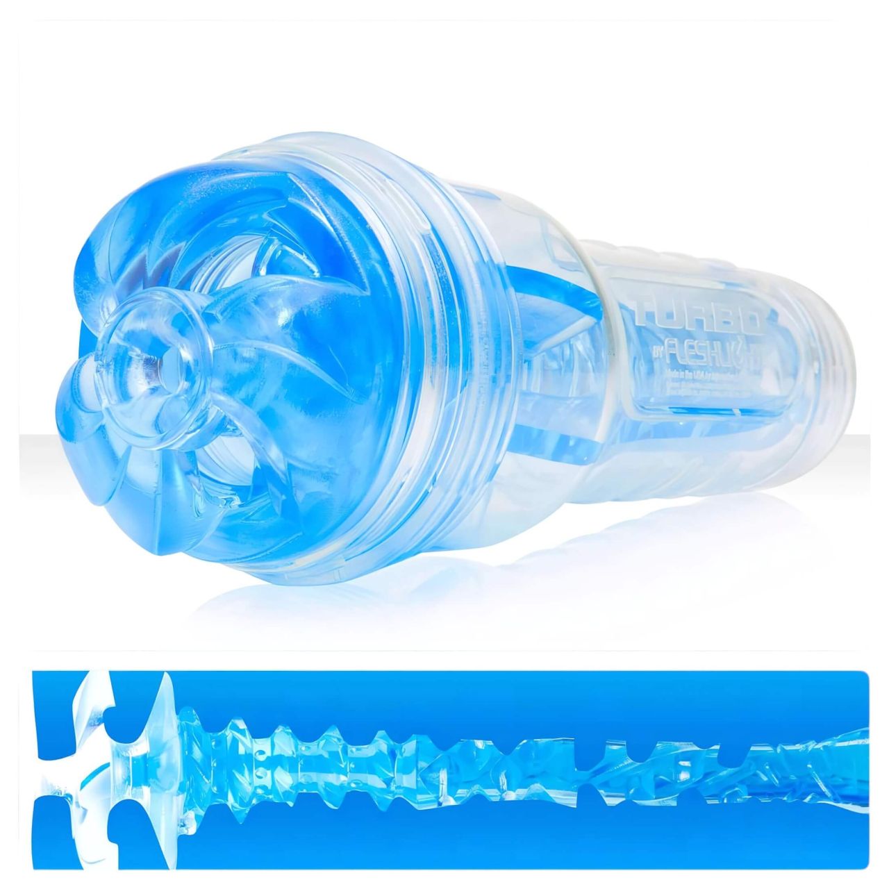 Fleshlight Turbo Thrust - szívó maszturbátor (kék) Fleshlight Turbo Thrust - szívó maszturbátor (kék)